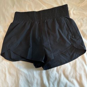 High waisted running shorts